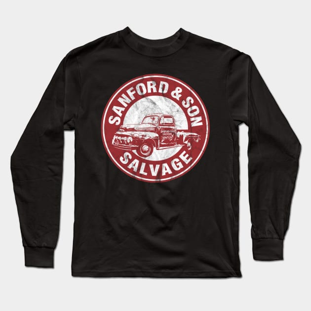 Sanford And Son Salvage Long Sleeve T-Shirt by AlexMooreShop